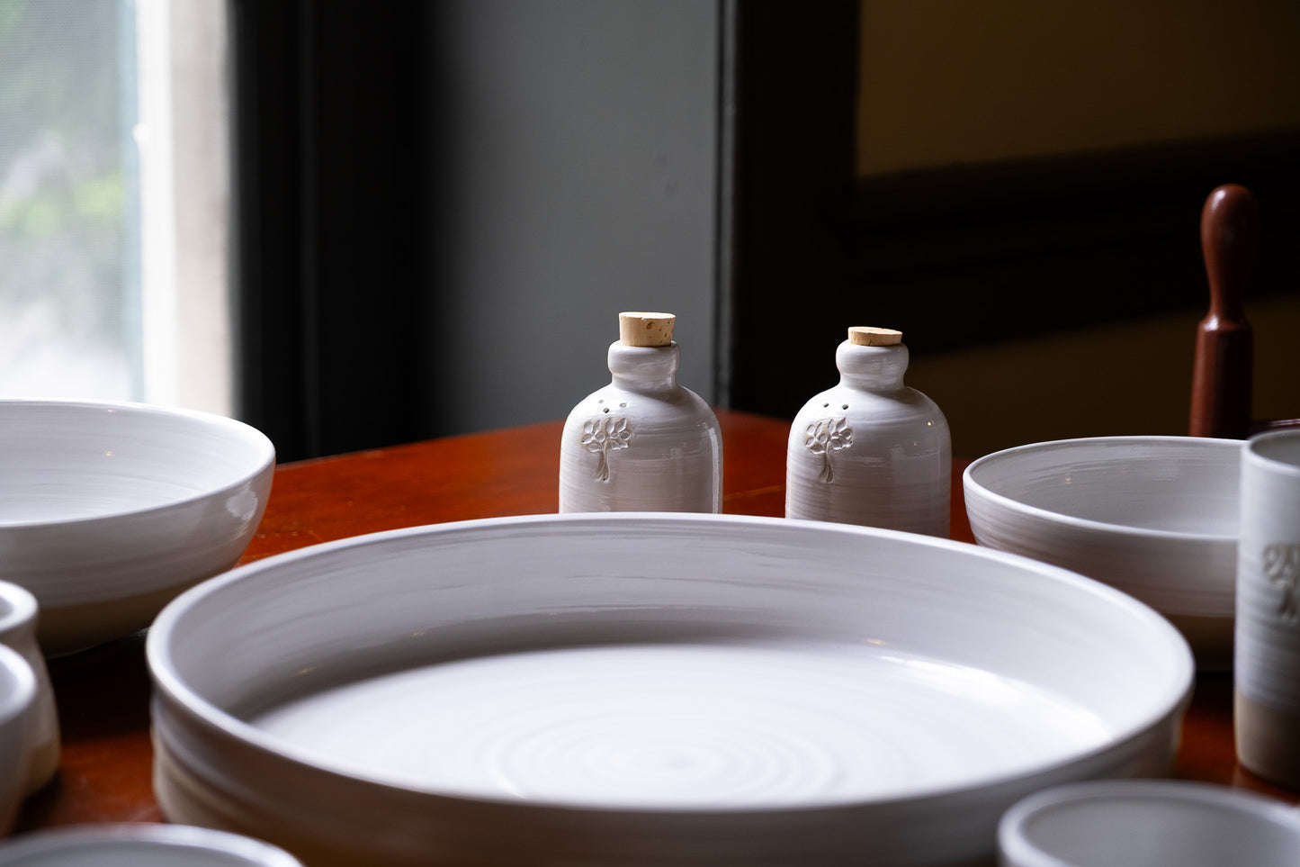 Trustees' Table Pottery Collection Salt & Pepper Shakers