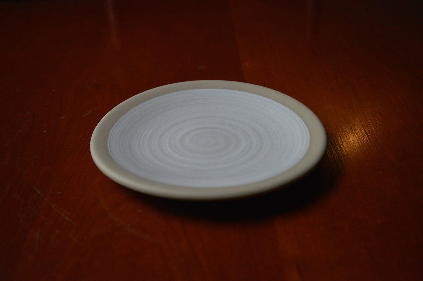 7" Thin Coupe Plate Trustees' Table Pottery Collection