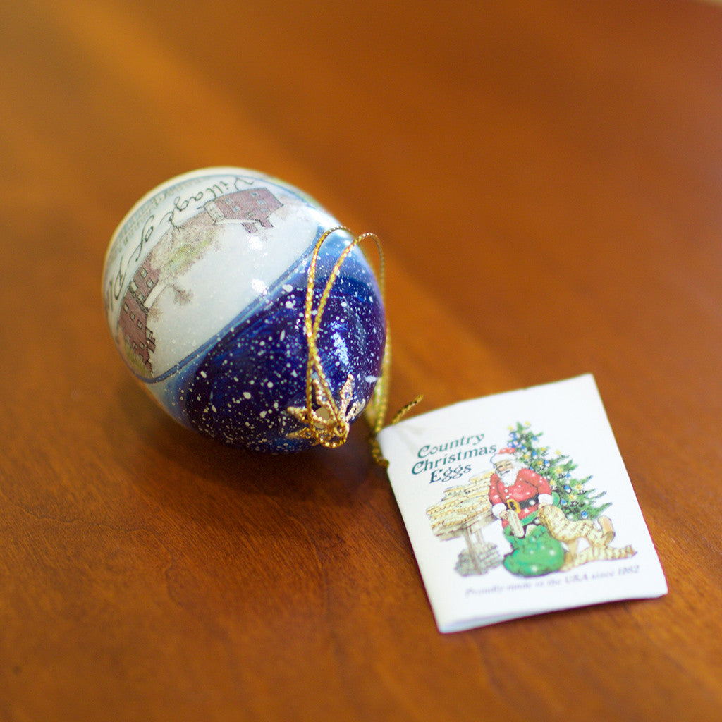 Pleasant Hill Egg Ornament