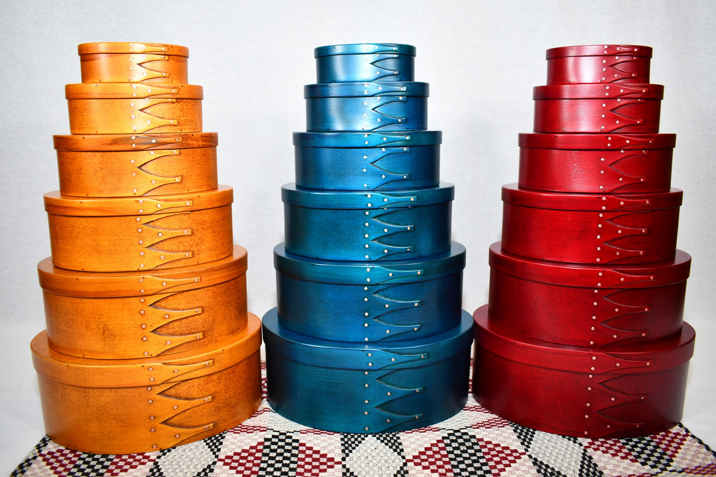 Shaker Oval Boxes