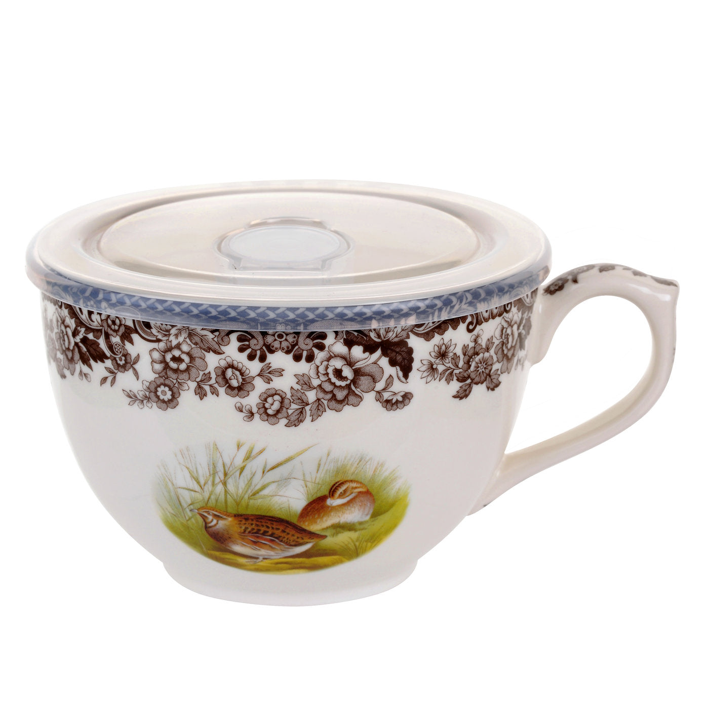 Woodland Jumbo Cup with Lid (Quail)