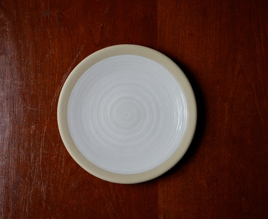 7" Thin Coupe Plate Trustees' Table Pottery Collection