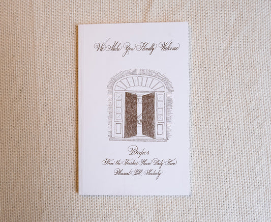Cookbook: We Make You Kindly Welcome