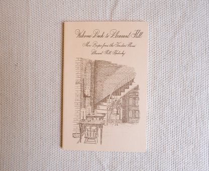 Cookbook: Welcome Back to Pleasant Hill