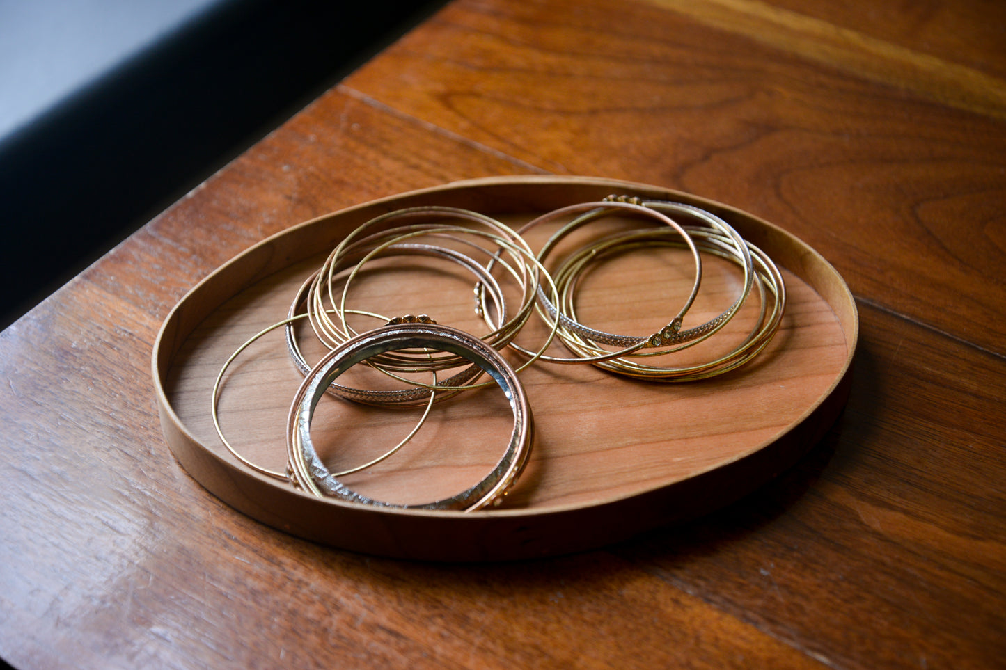 Oval Wooden Tray