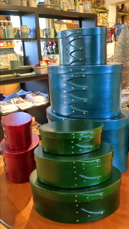 Shaker Oval Boxes