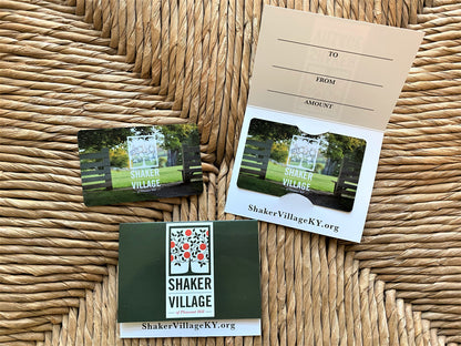 SHAKER VILLAGE GIFT CARD