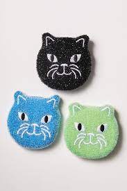 Kitty Scrub Sponge Set